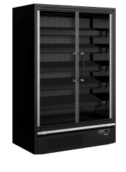 Tefcold Multideck-kyl Galaxy+ GP14FGD Maxi Black för stormarknader