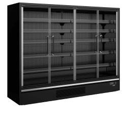 Tefcold Galaxy+ Black Multideck-kyl för stormarknader GP26FGD