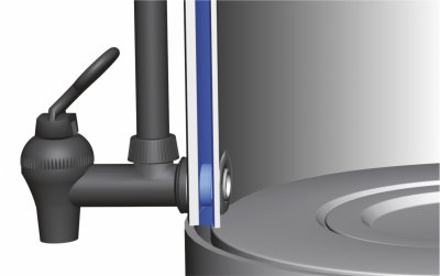 Serveringsstation för varm dryck - dubbelisolerad