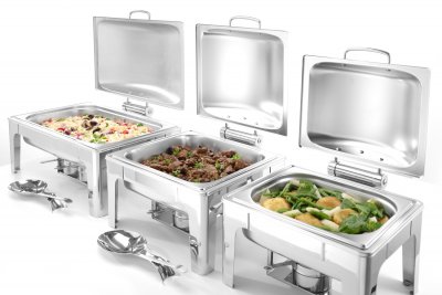Chafing dish GN 1/2 satin finish 4L