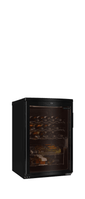 Tefcold Svart vinkylare under disk SC85 BLACK