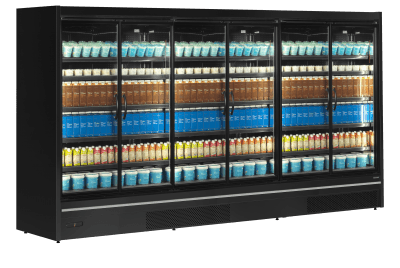 Tefcold Multideck-kyl MDCA3750HB för stormarknader
