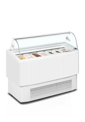 Tefcold - FIJI 7 Ventilerad display för kulglass