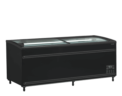 Tefcold Svart kyl-/frysbox stormarknad SFI185B-CF VS
