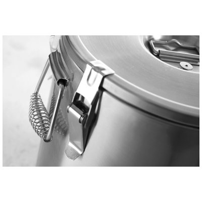 Isolerad behållare rostfri 20 L Ø 330x(H)360 mm, Hendi