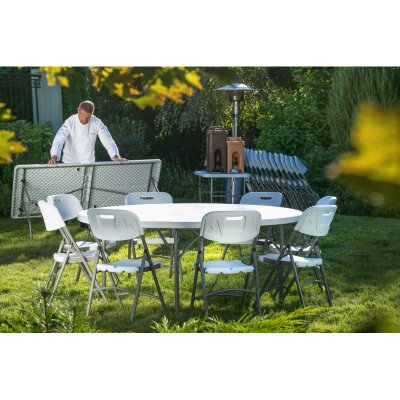 Stol lättvikt ljusgrå, Hendi