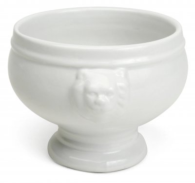 Soppskål Lejon Ø 12 cm 4-pack – Vit Porslinsskål